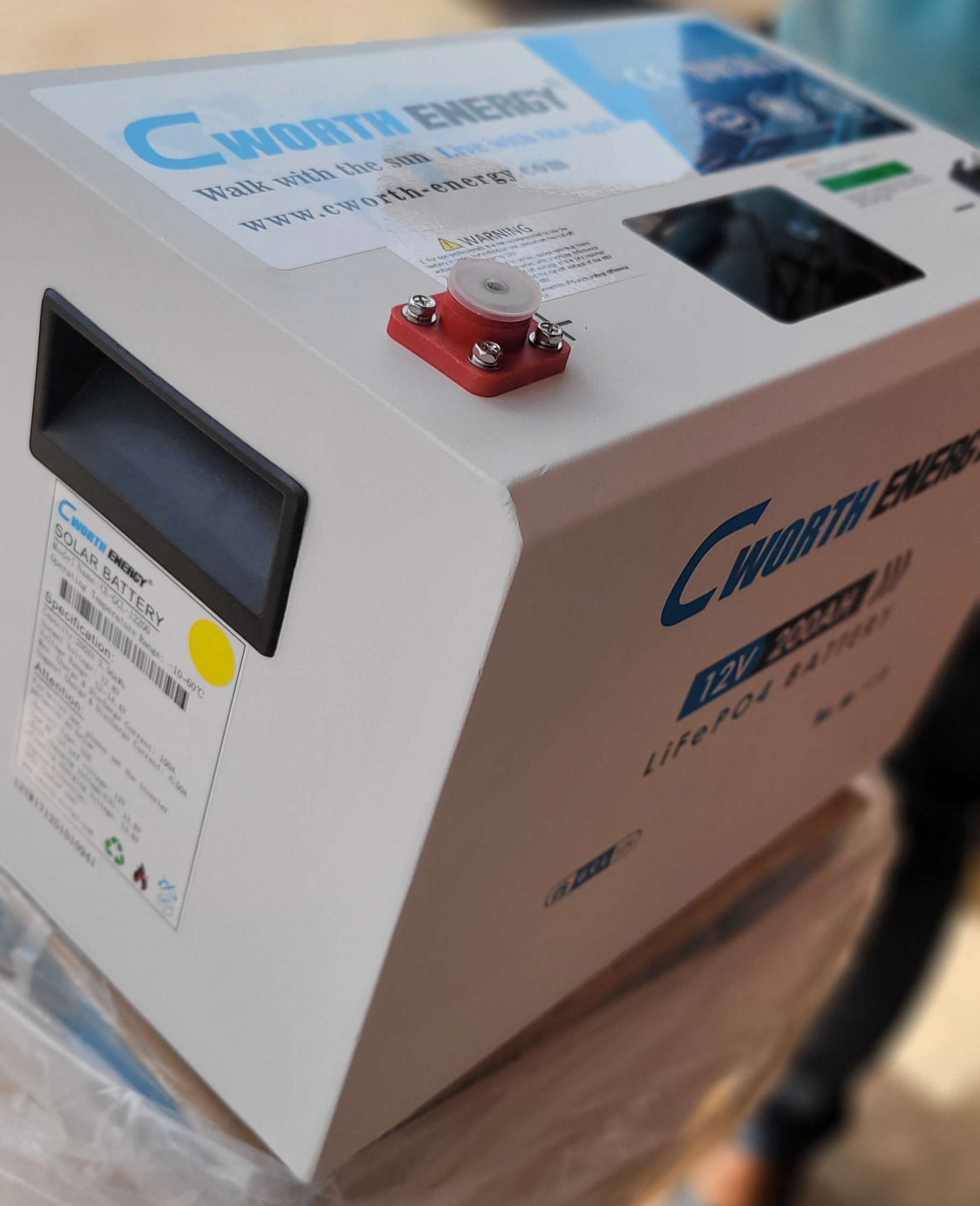 CWORTH 12V 2.56KWH LITHIUM ION BATTERY (CE-GCL-12200)