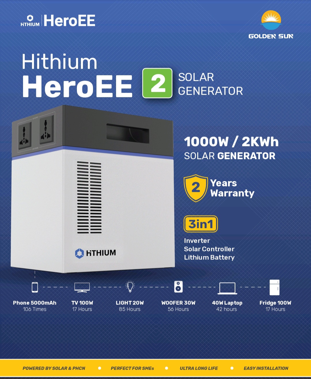 HeroEE 2 SOLAR GENERATOR