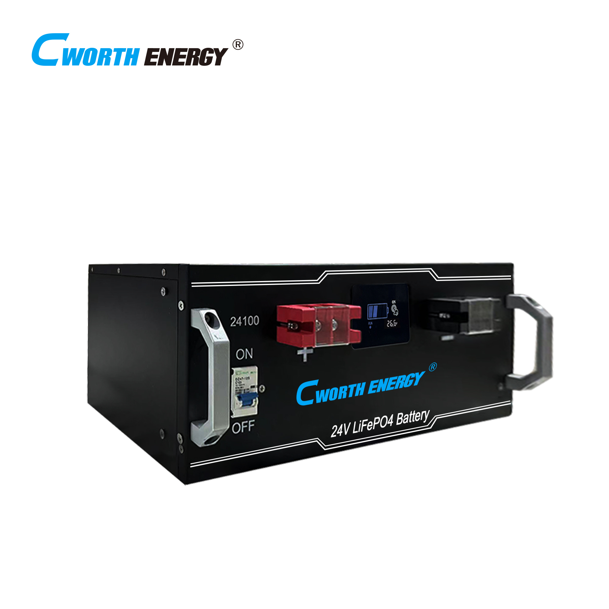 CWORTH 24V 2.5KWH LiFePo4 BATTERY (CE-LBT-24100)