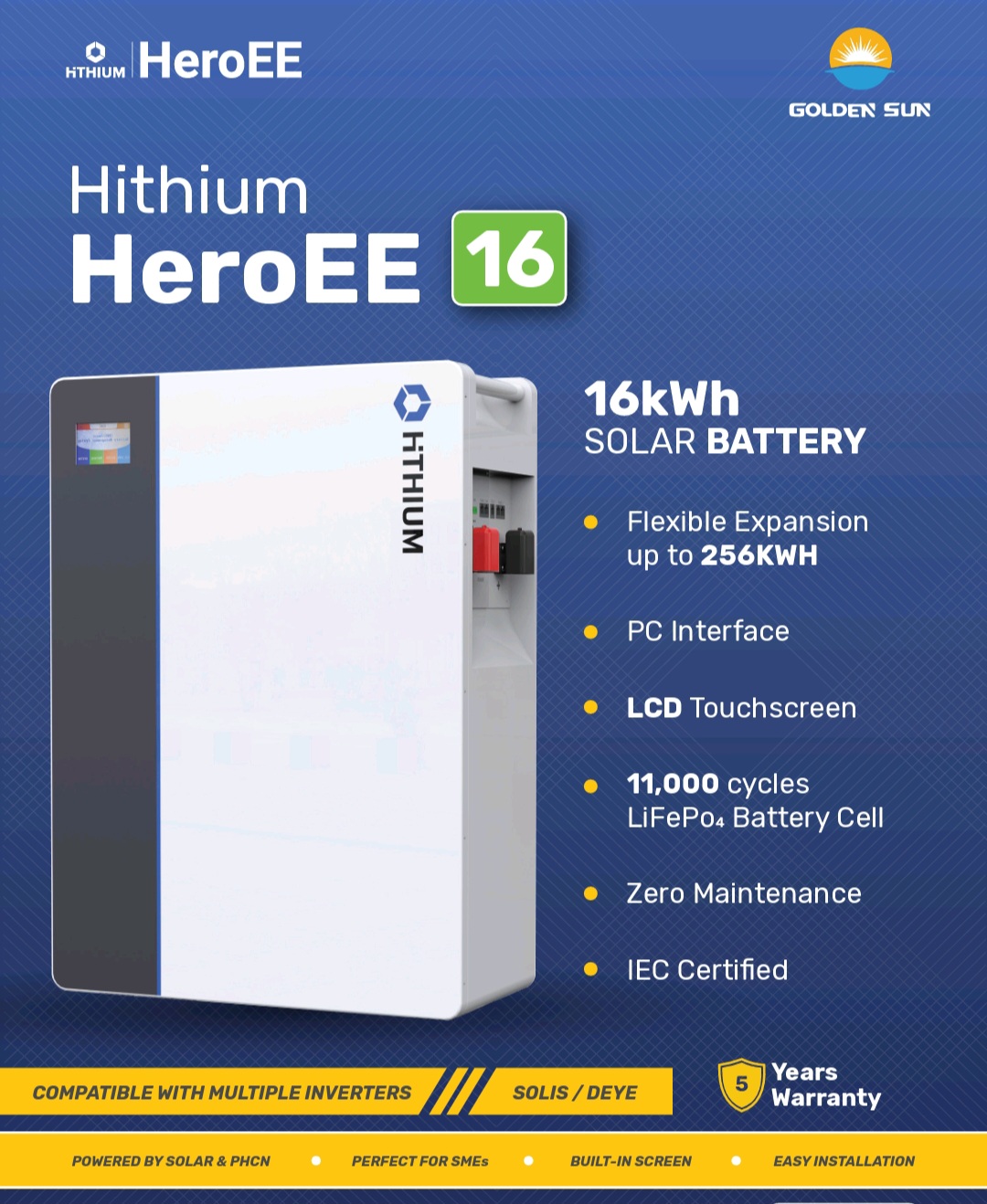 HeroEE16 16076.8Wh Lithium ion Battery